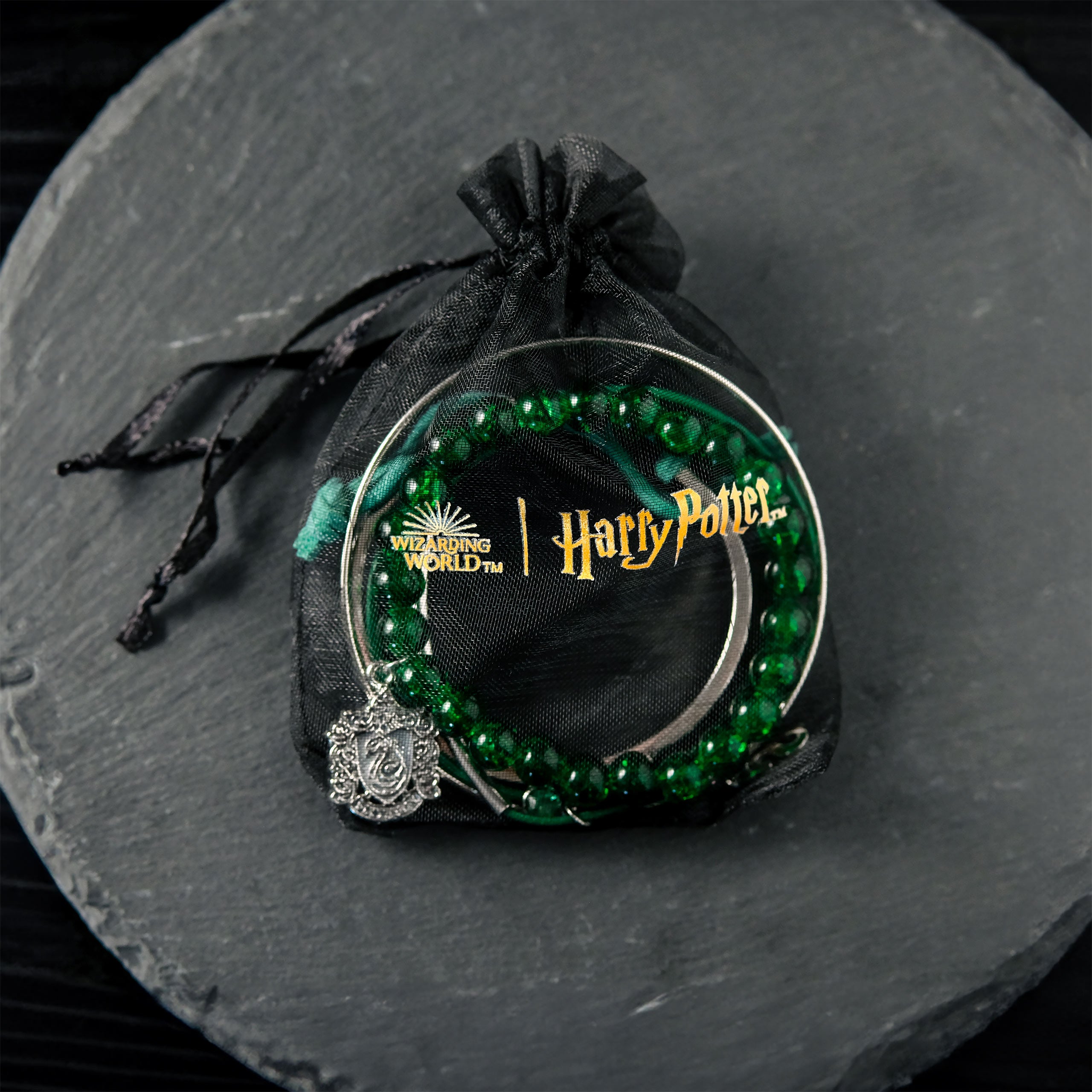 Zdjęcie produktu Harry Potter - Bransoletki Slytherin Zestaw 5 sztuk