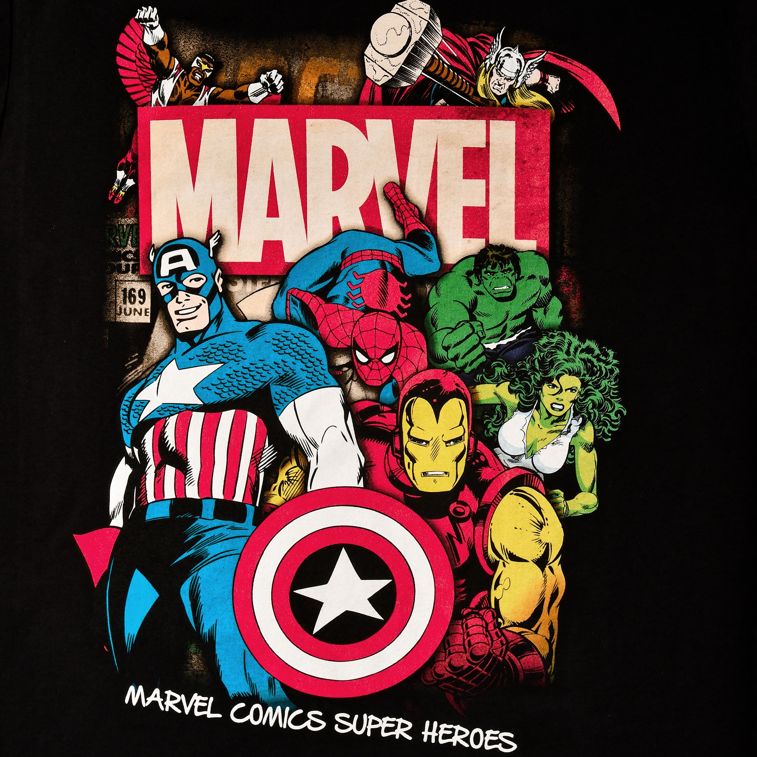 Zdjęcie produktu Koszulka Marvel Comics Superheroes czarna