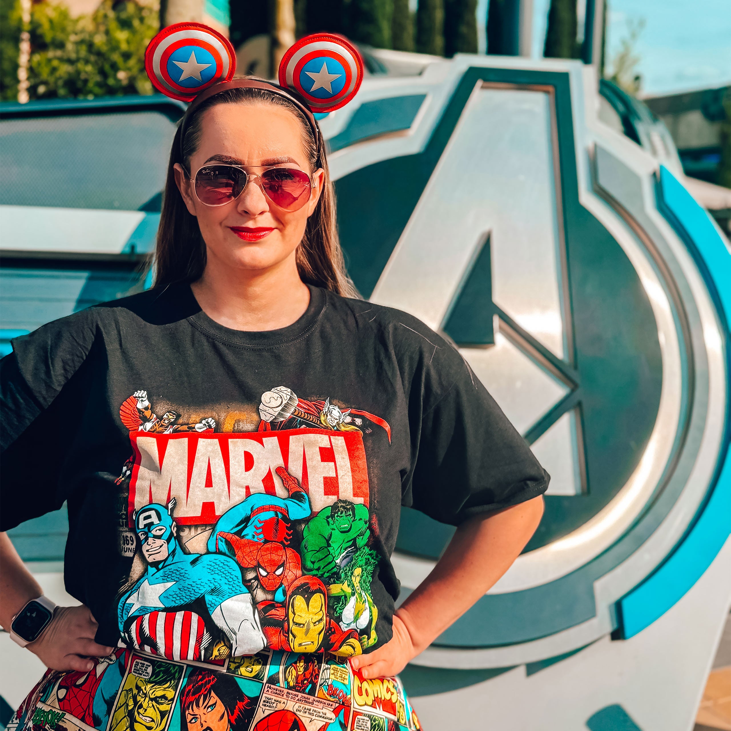 Zdjęcie produktu Koszulka Marvel Comics Superheroes czarna