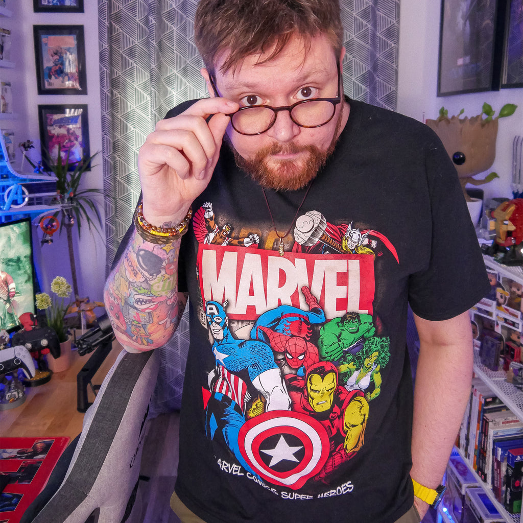Zdjęcie produktu Koszulka Marvel Comics Superheroes czarna