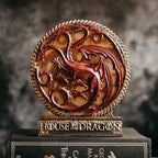 Zdjęcie produktu Deluxe lampa stołowa z herbem Targaryen - House of the Dragon