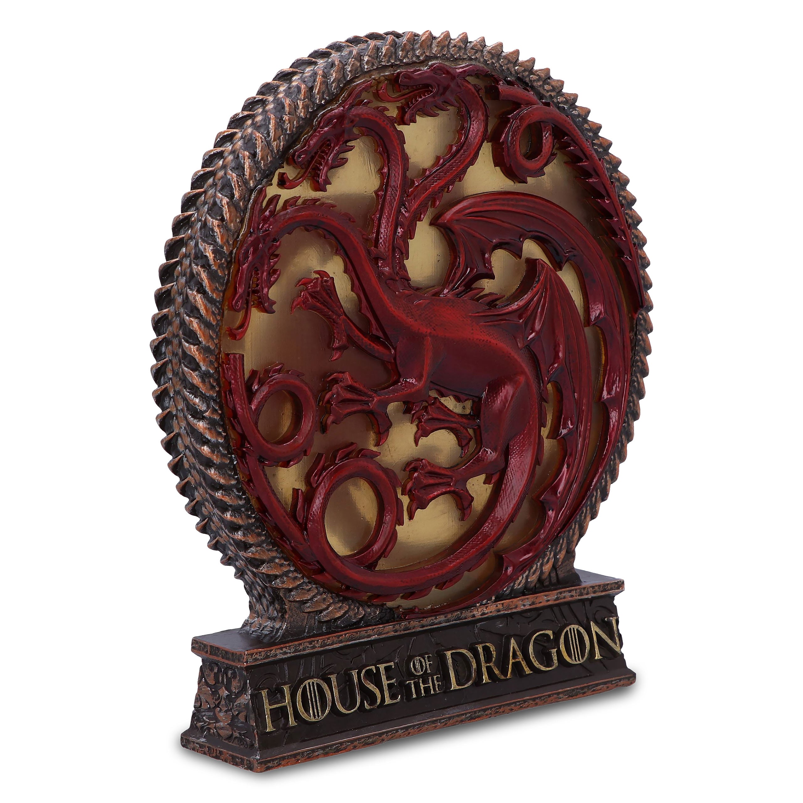 Zdjęcie produktu Deluxe lampa stołowa z herbem Targaryen - House of the Dragon