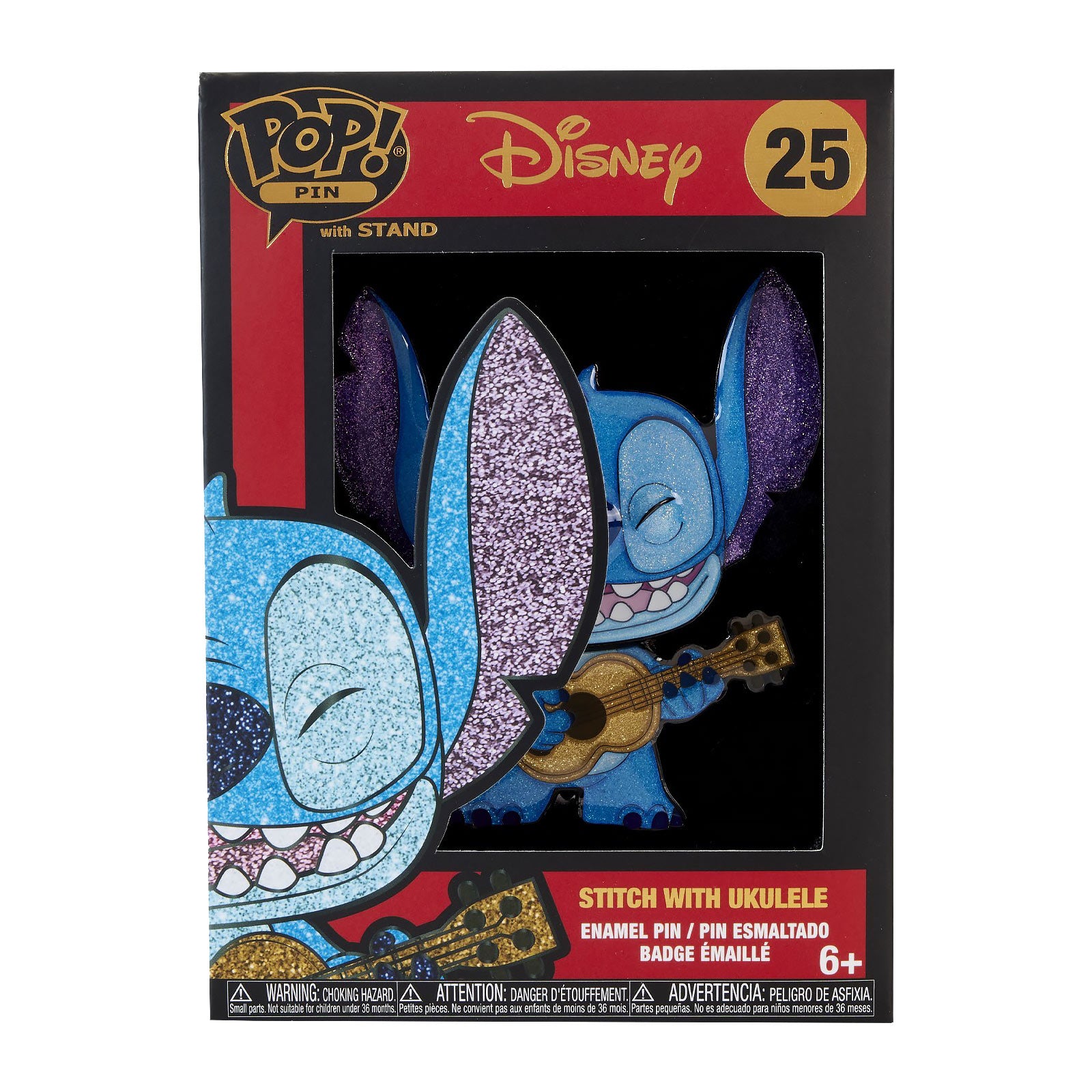 Product image Stitch with Ukulele Funko Pin - Lilo & Stitch