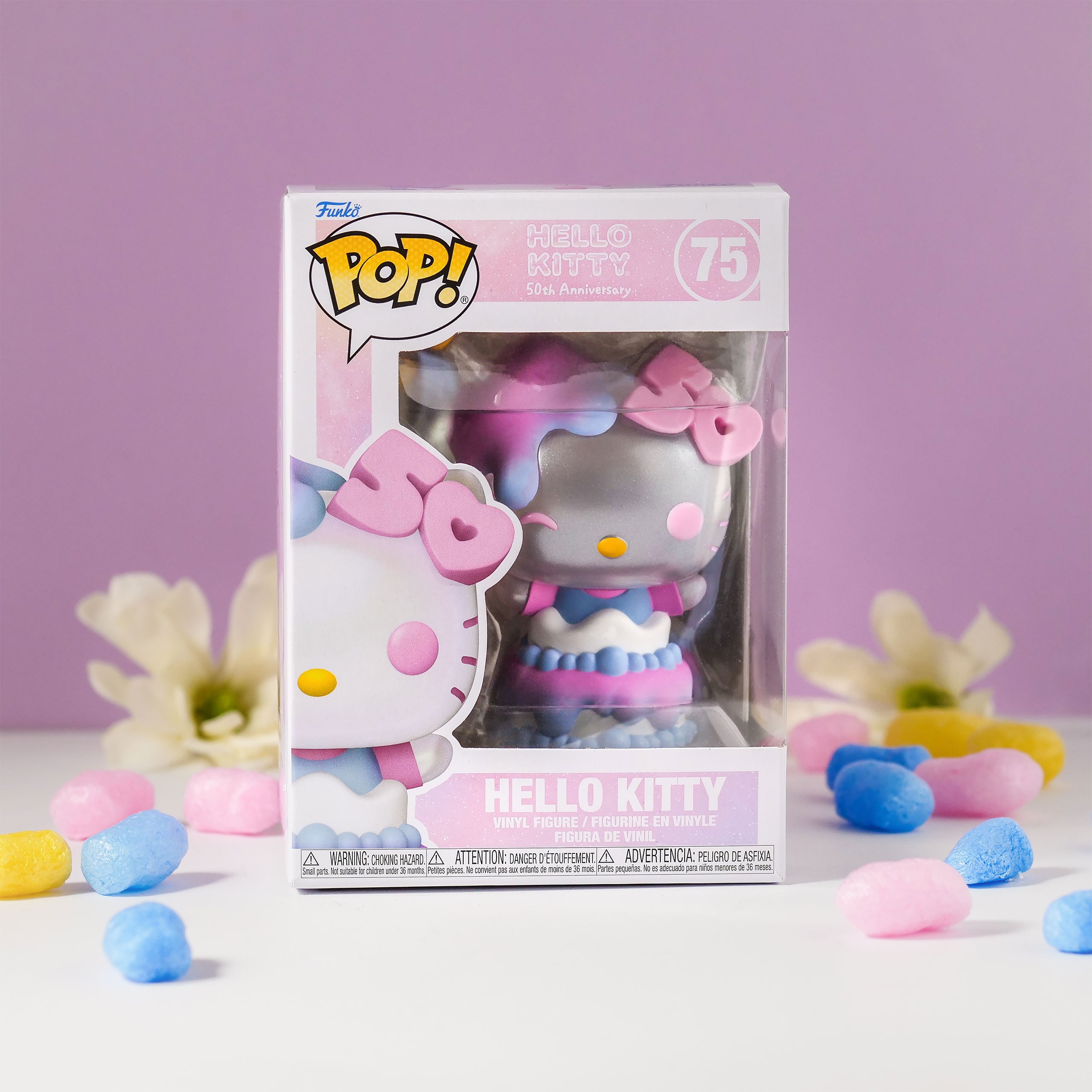 Zdjęcie produktu Hello Kitty Funko Pop figurka z tortem 50-lecie