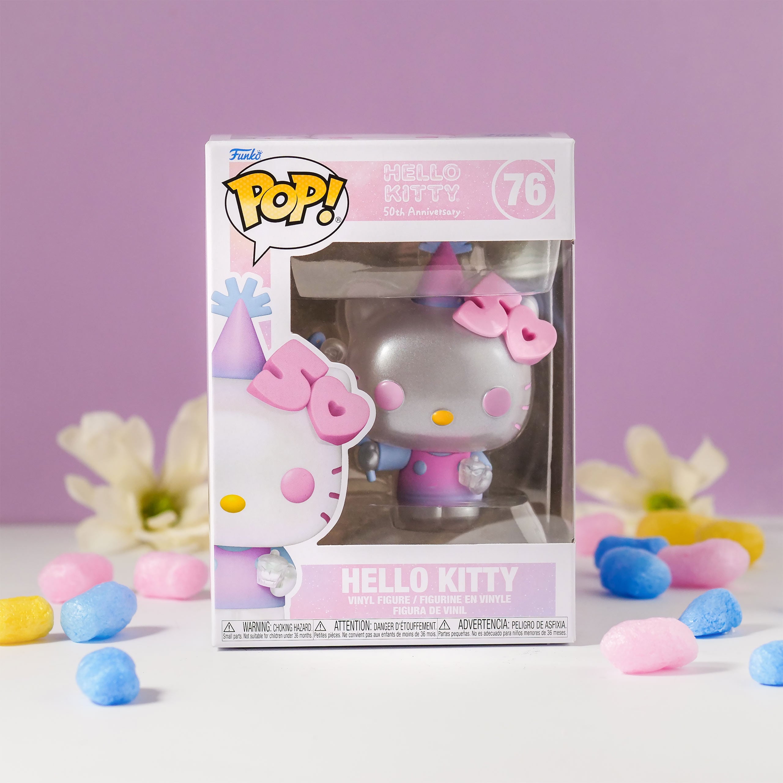 Zdjęcie produktu Hello Kitty Funko Pop figurka z balonem 50. rocznica