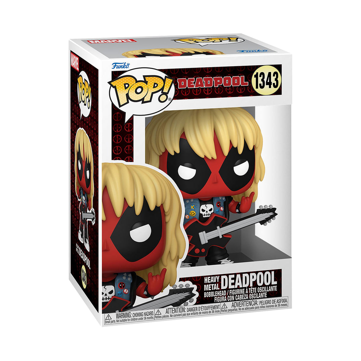 Zdjęcie produktu Deadpool Heavy Metal Funko Pop figurka z kiwającą głową