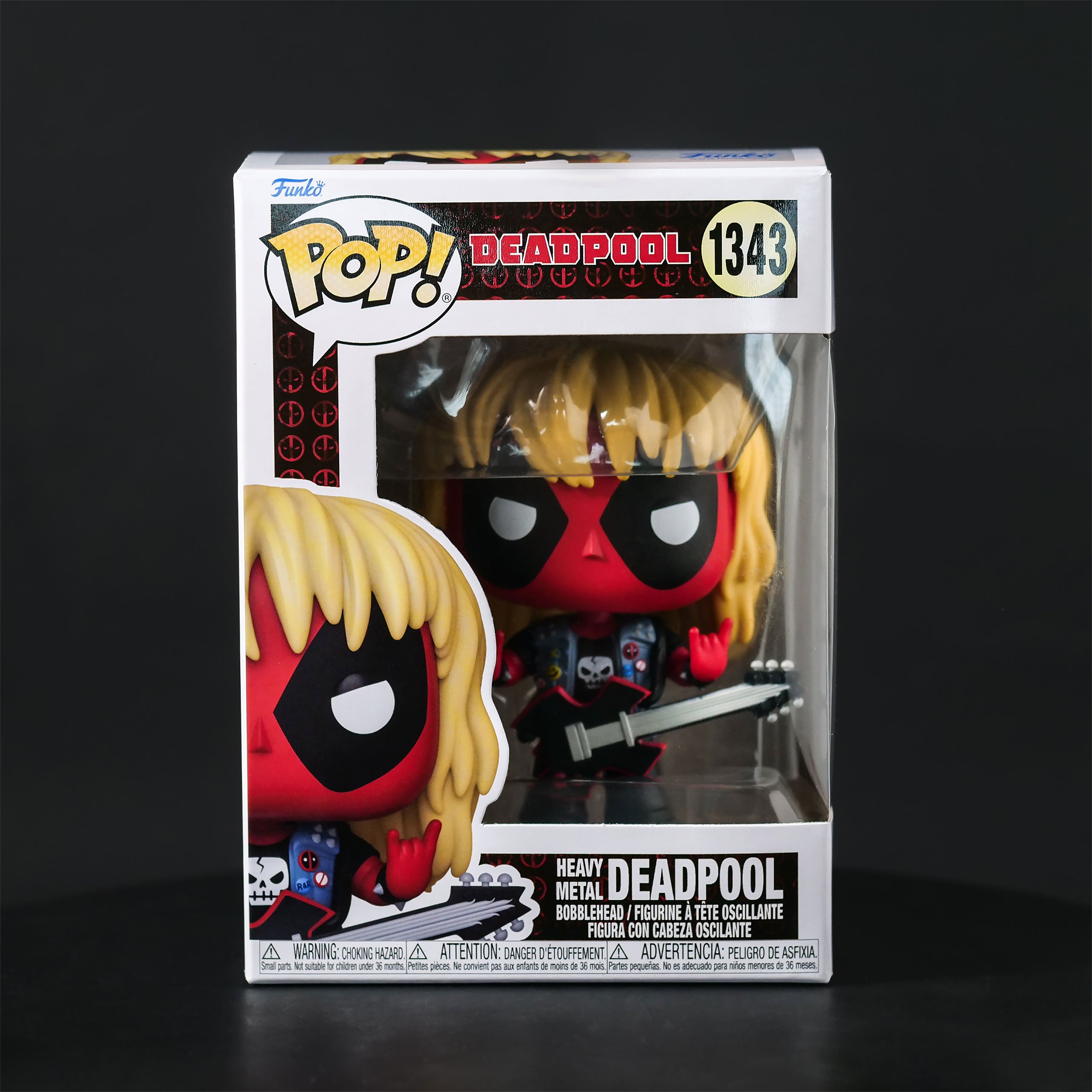 Zdjęcie produktu Deadpool Heavy Metal Funko Pop figurka z kiwającą głową