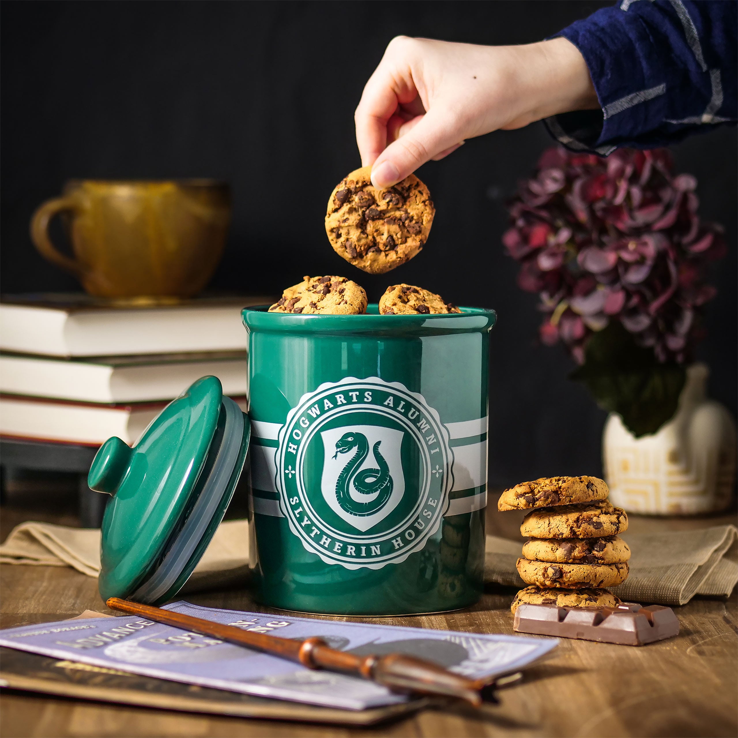 Product image Slytherin Hogwarts Alumni Cookie Jar - Harry Potter