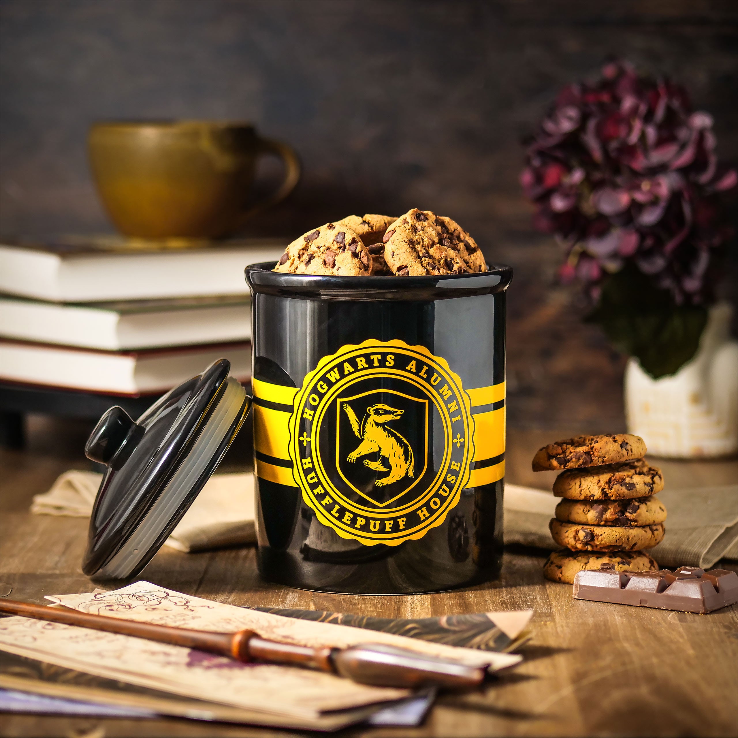 Zdjęcie produktu Puszka na ciastka Hufflepuff Hogwarts Alumni - Harry Potter