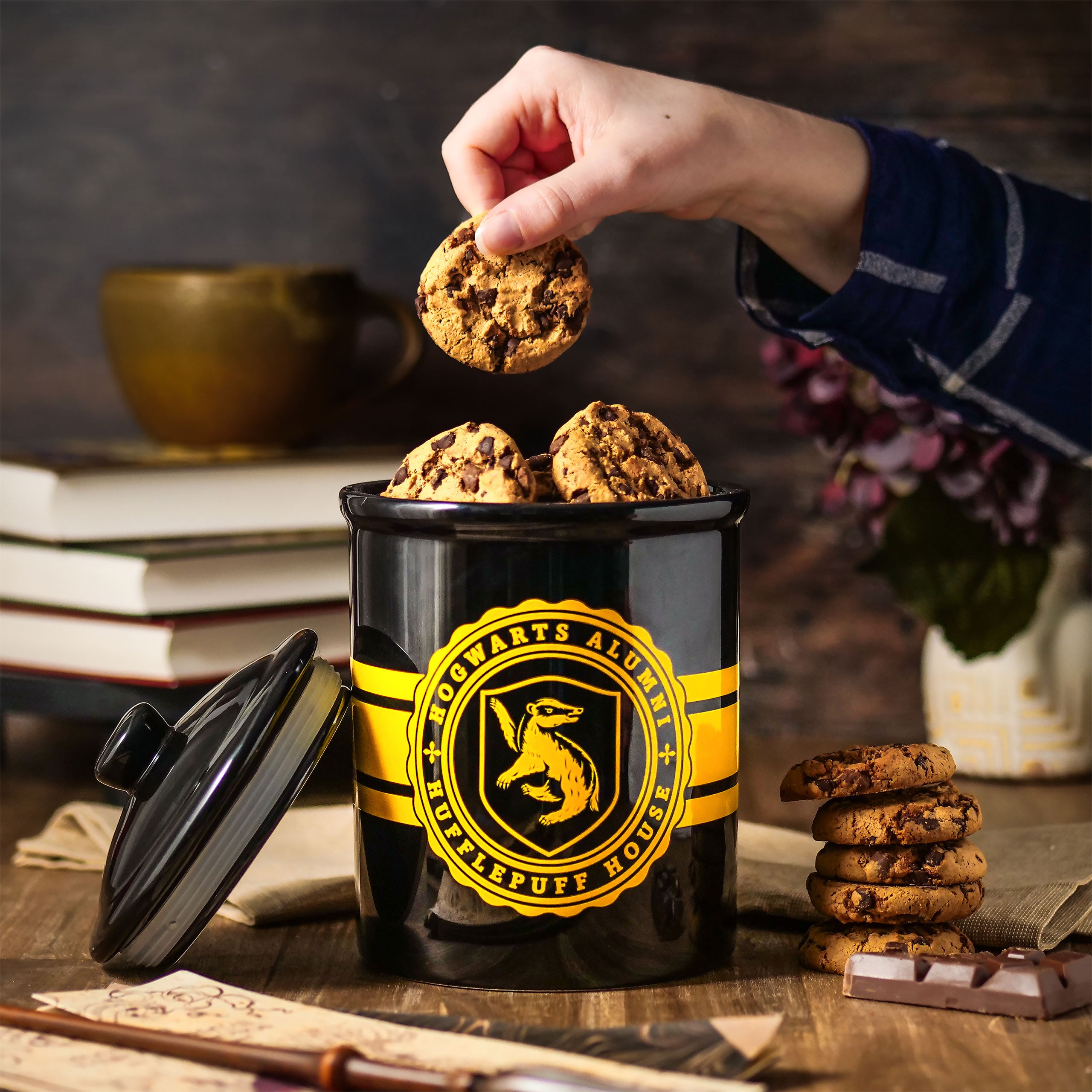 Zdjęcie produktu Puszka na ciastka Hufflepuff Hogwarts Alumni - Harry Potter