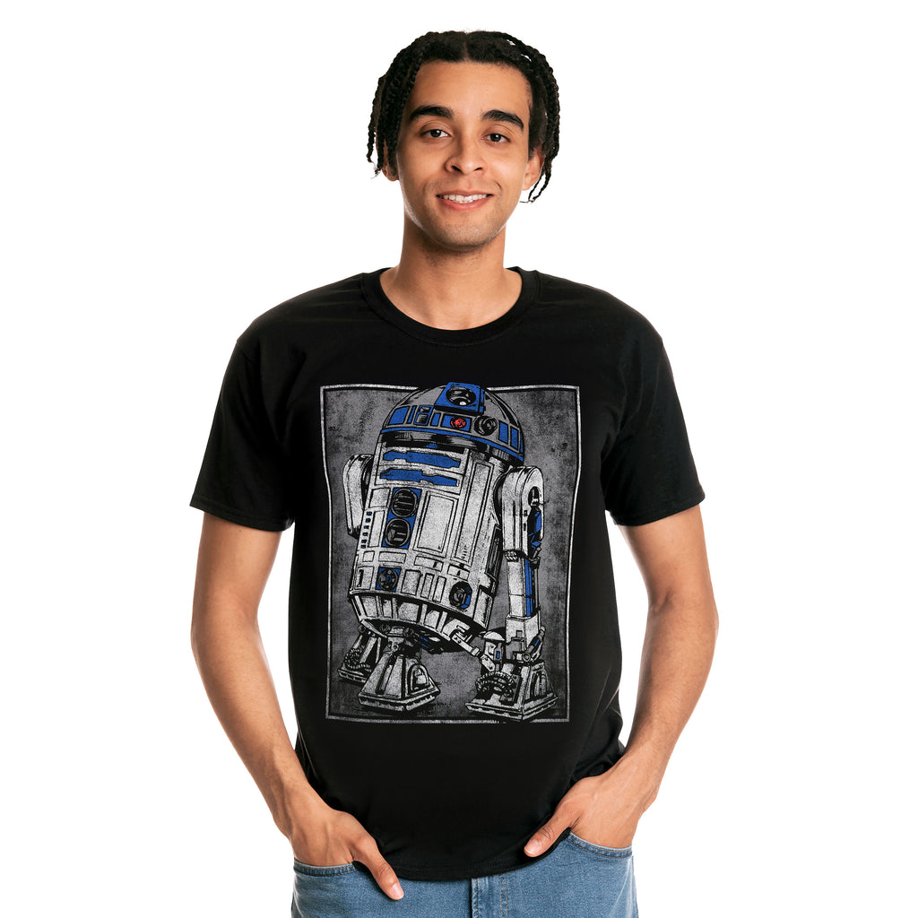 Zdjęcie produktu Star Wars - R2D2 Portret Koszulka czarna