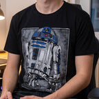 Zdjęcie produktu Star Wars - R2D2 Portret Koszulka czarna