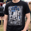 Zdjęcie produktu Star Wars - R2D2 Portret Koszulka czarna