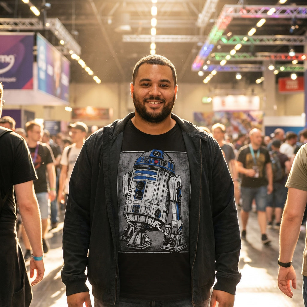 Zdjęcie produktu Star Wars - R2D2 Portret Koszulka czarna