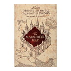 Zdjęcie produktu Harry Potter - Mapa Huncwotów Obraz na Drewnie