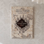 Zdjęcie produktu Harry Potter - Mapa Huncwotów Obraz na Drewnie