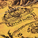 Zdjęcie produktu Zelda - Mapa Hyrule Obraz na Drewnie