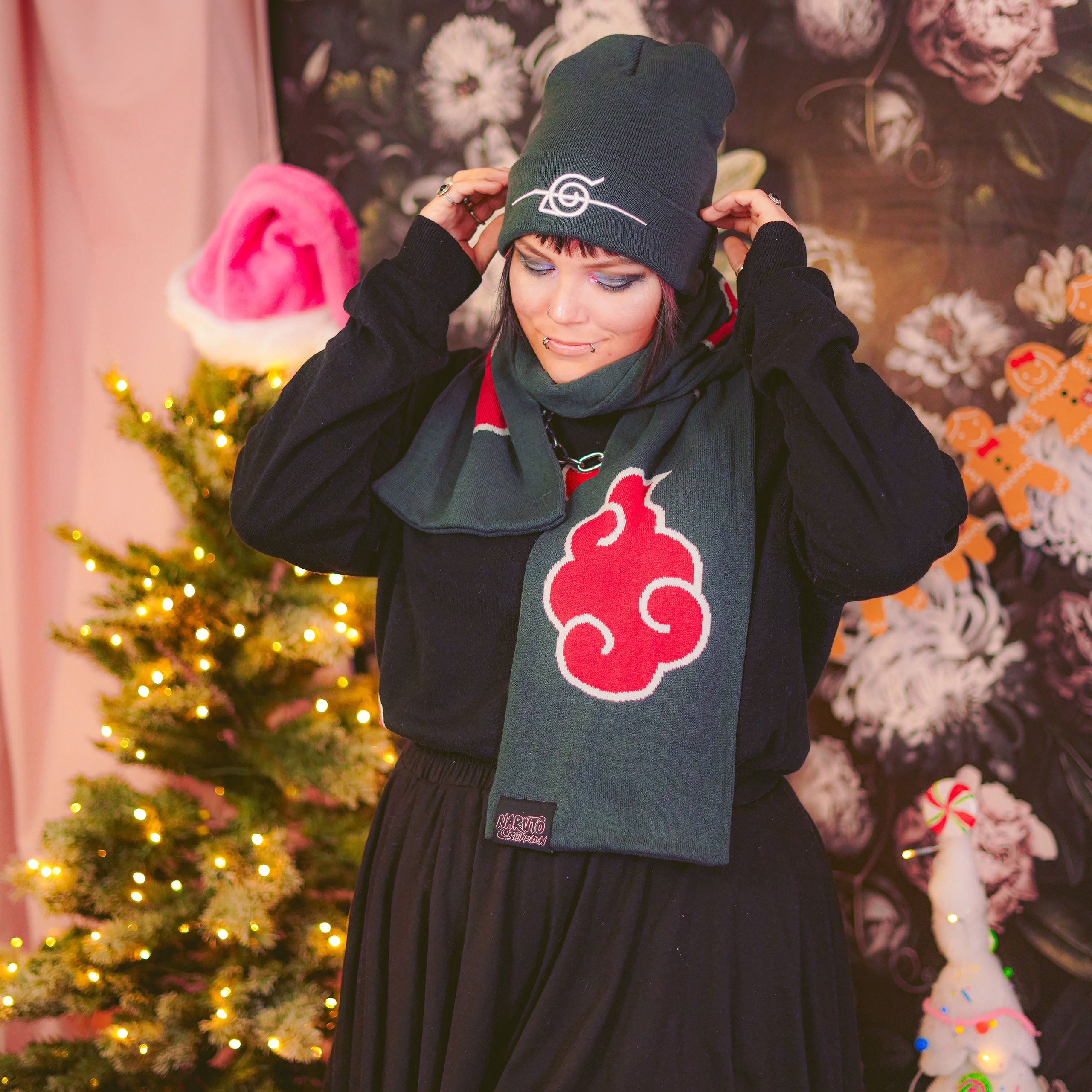 Zdjęcie produktu Naruto - Zestaw prezentowy czapka i szalik Akatsuki
