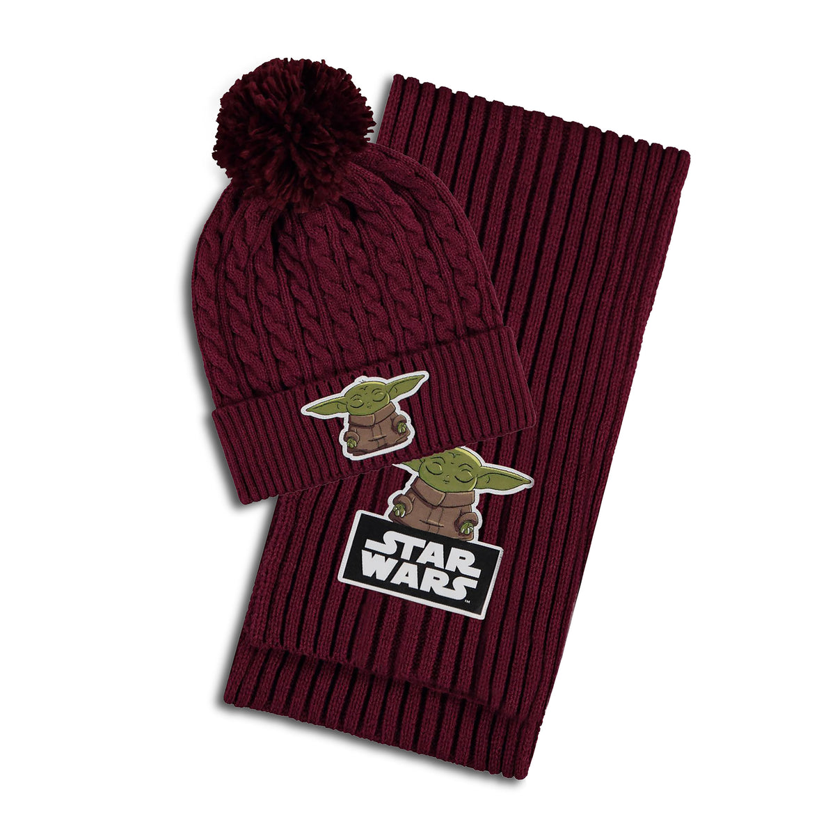 Zdjęcie produktu Czapka Grogu z pomponem i szalik - Star Wars The Mandalorian