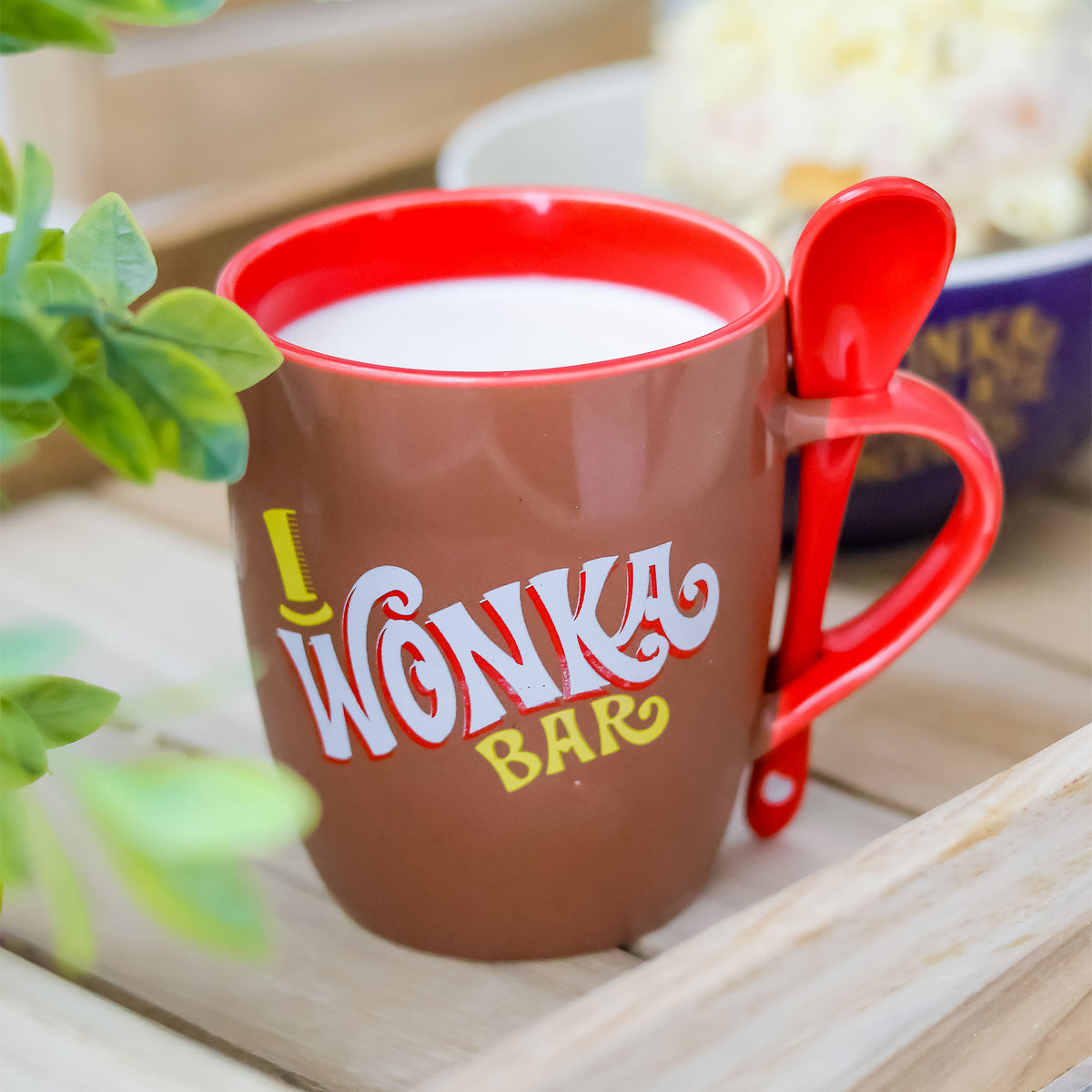 Zdjęcie produktu Kubek Willy Wonka z łyżeczką - Charlie i fabryka czekolady
