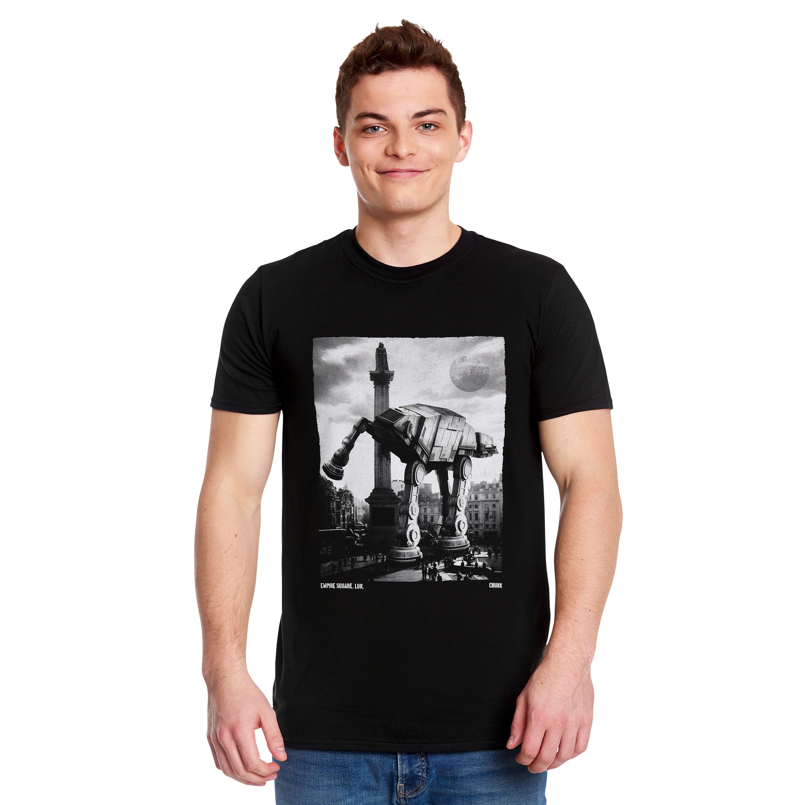 Zdjęcie produktu Empire Square T-Shirt dla fanów Star Wars czarne