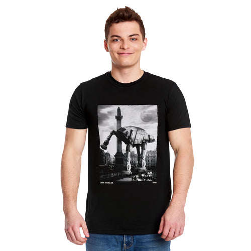 Zdjęcie produktu Empire Square T-Shirt dla fanów Star Wars czarne