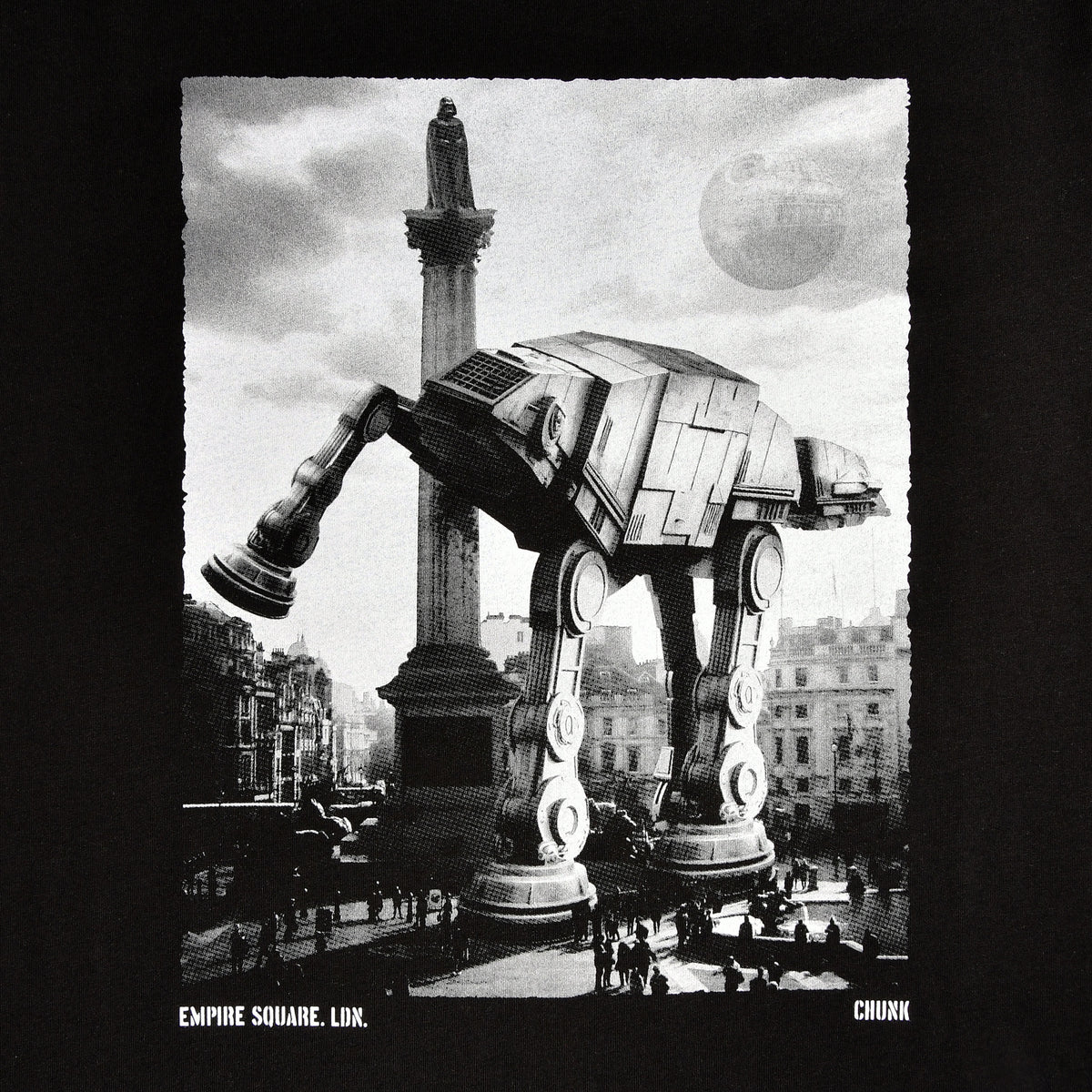 Zdjęcie produktu Empire Square T-Shirt dla fanów Star Wars czarne