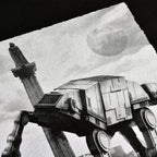 Zdjęcie produktu Empire Square T-Shirt dla fanów Star Wars czarne