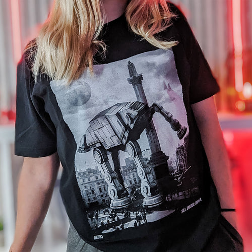 Zdjęcie produktu Empire Square T-Shirt dla fanów Star Wars czarne
