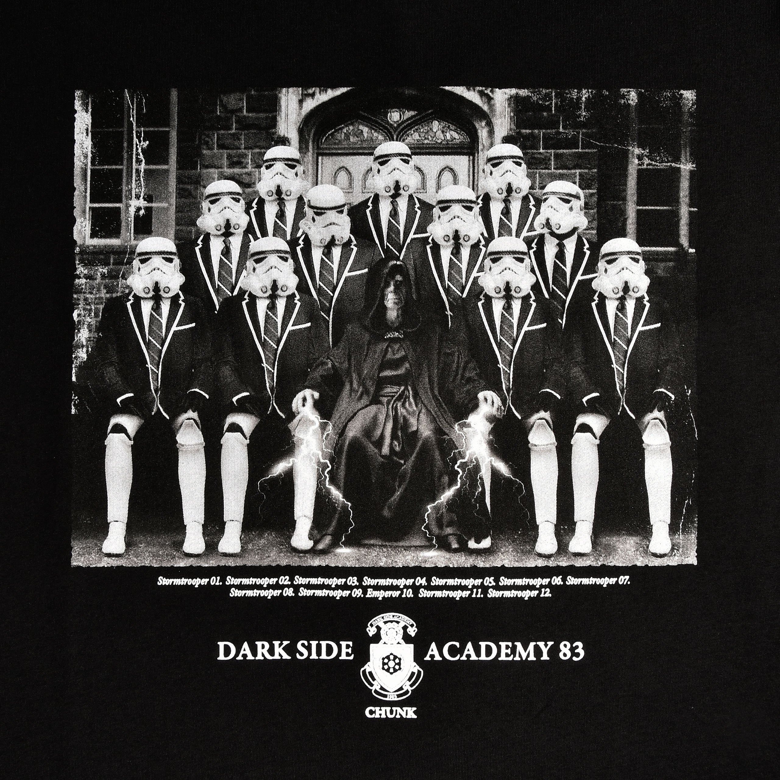 Zdjęcie produktu Koszulka Dark Side Academy 83 dla fanów Star Wars czarna