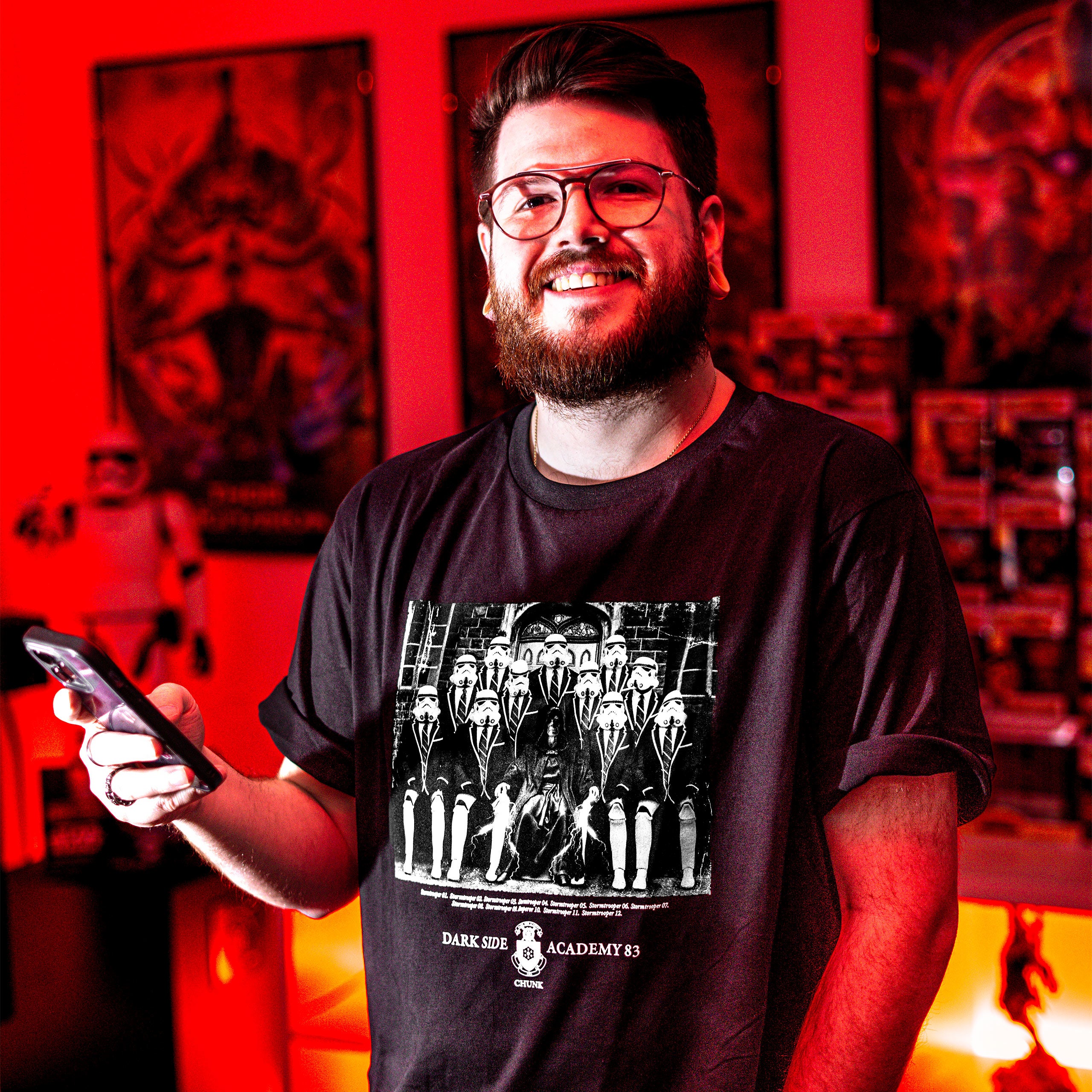 Product image Dark Side Academy 83 T-Shirt for Star Wars Fans black