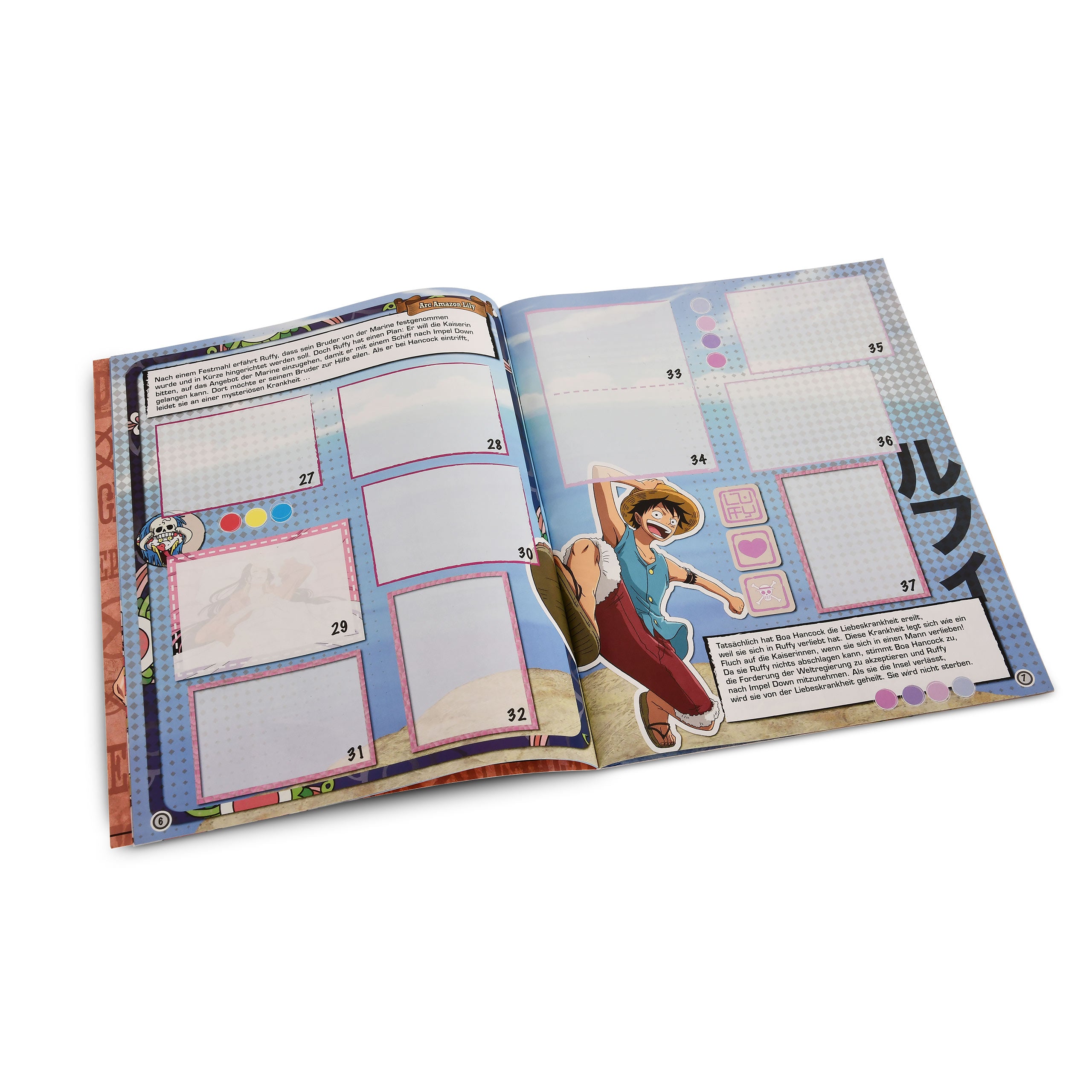 Zdjęcie produktu One Piece - Album naklejek załogi pirackiej w miękkiej oprawie