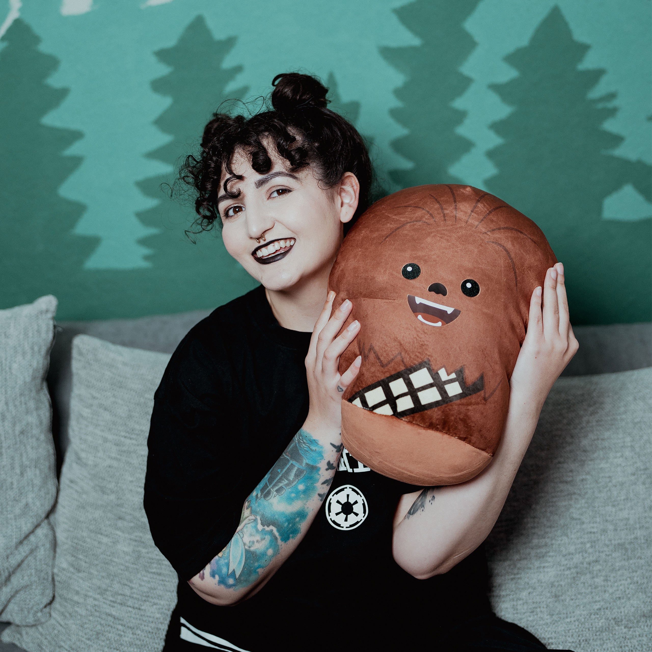 Zdjęcie produktu Chewbacca Squishy Beanies Poduszka Pluszowa 39cm - Star Wars