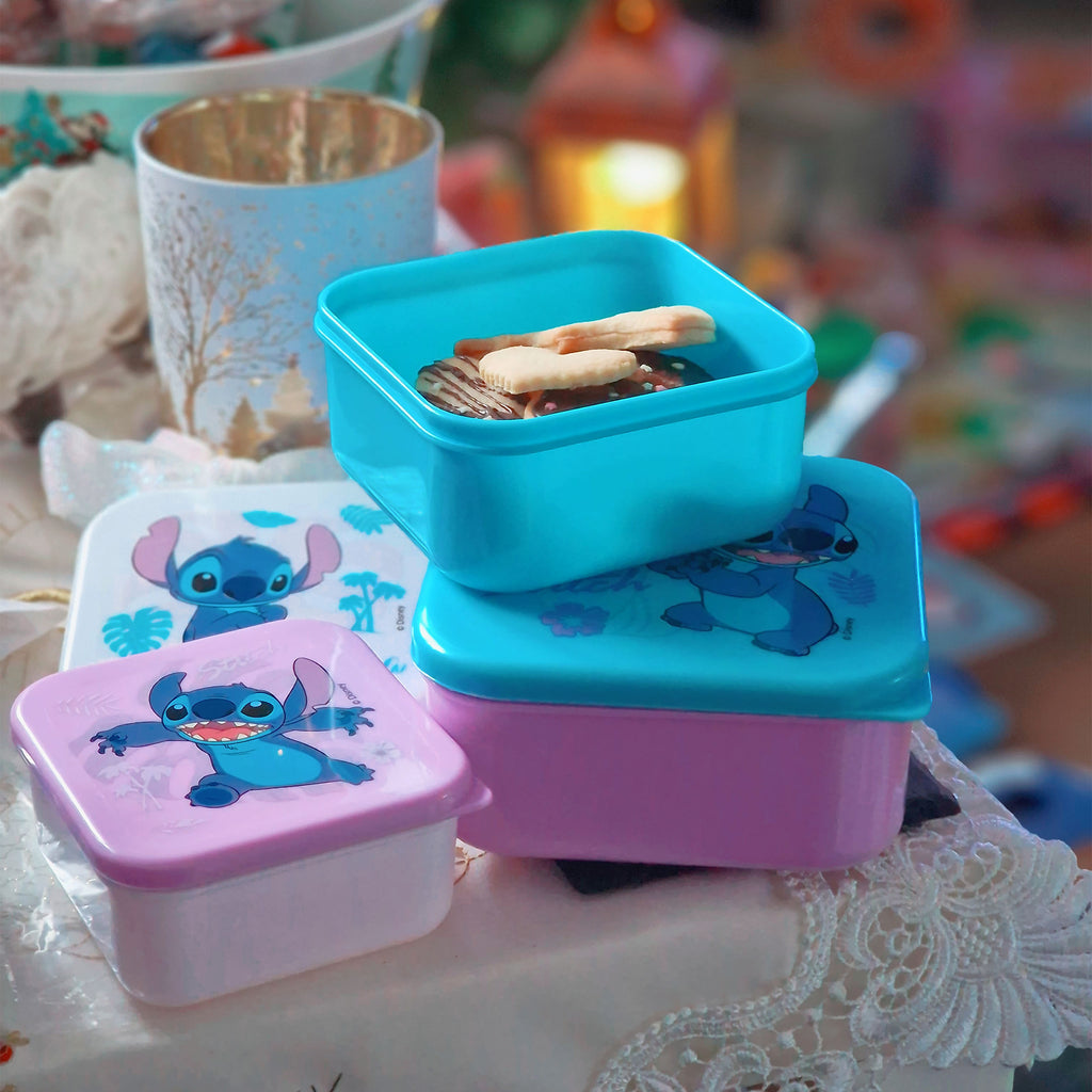 Zdjęcie produktu Stitch Lunchbox zestaw 3 szt. - Lilo & Stitch