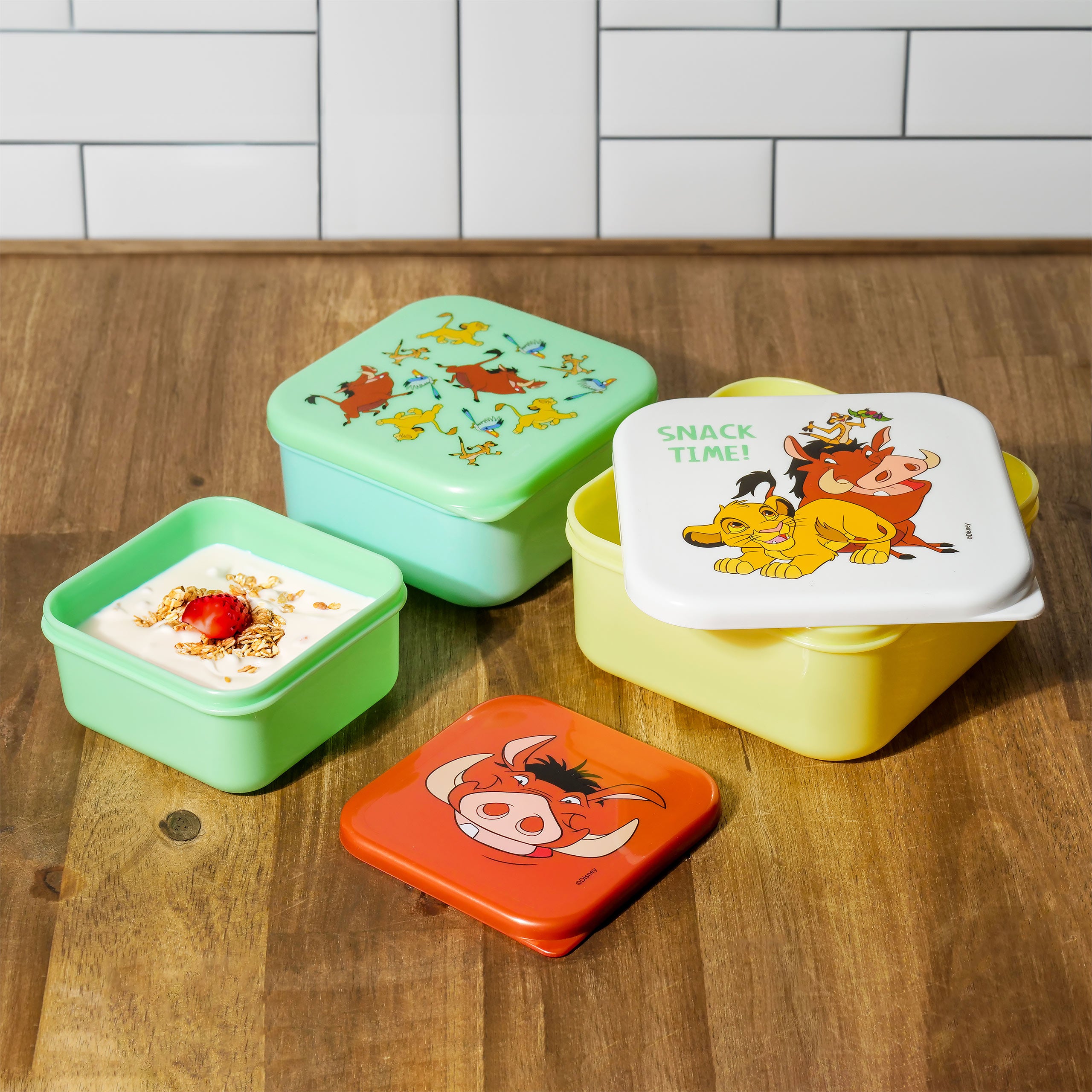 Zdjęcie produktu Król Lew - Simba and Friends Zestaw 3 śniadaniówek