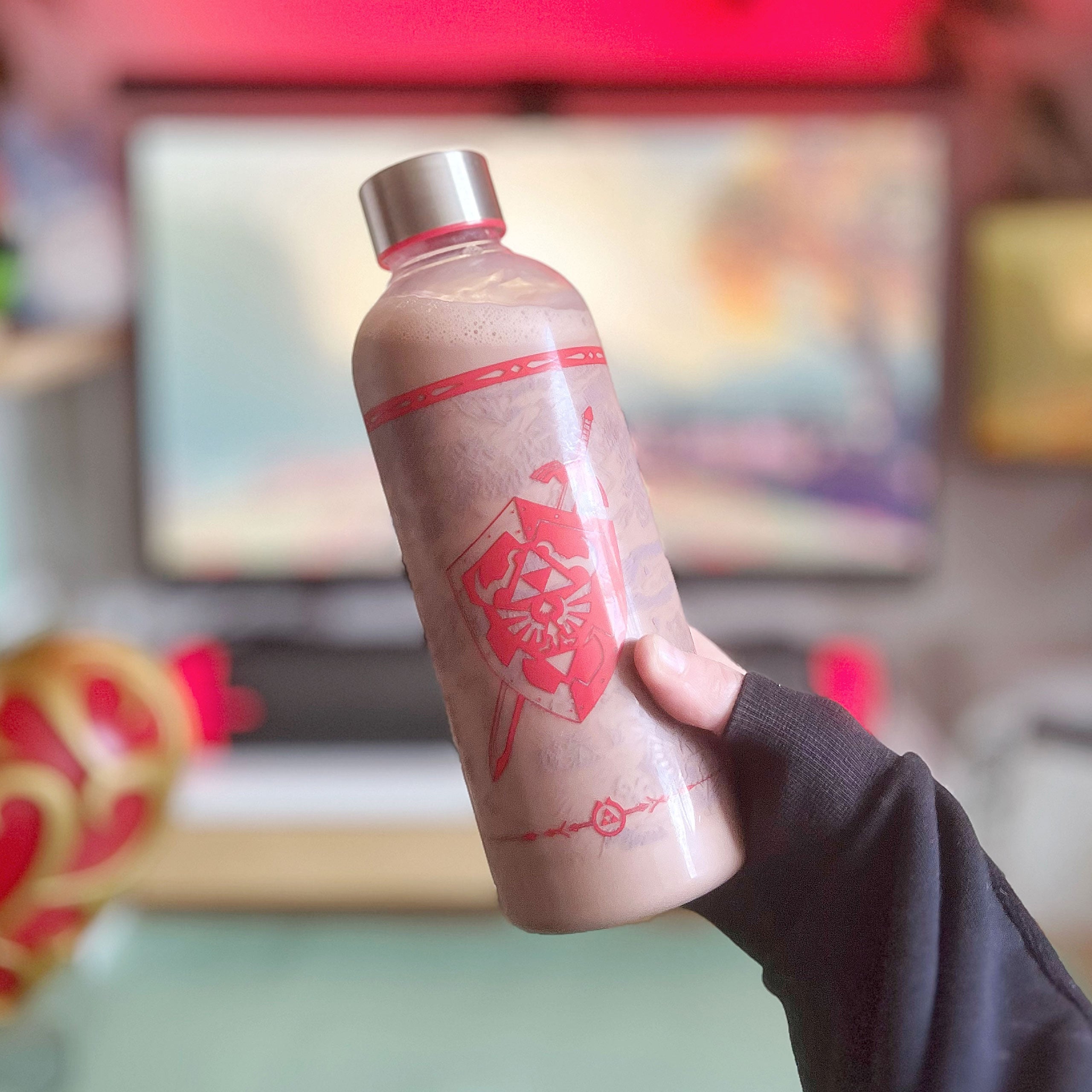 Zdjęcie produktu Zelda - Butelka na napoje z tarczą