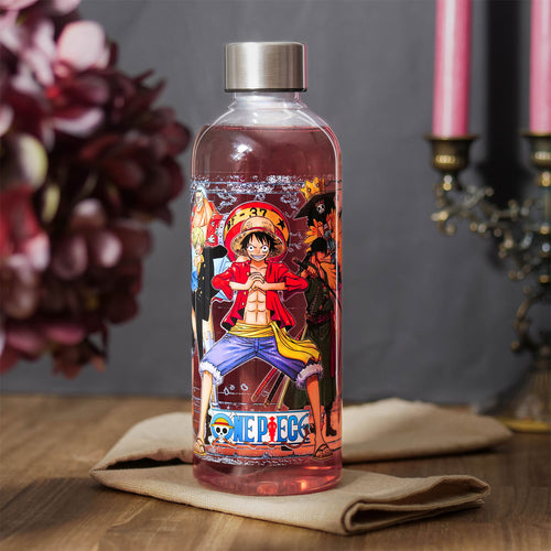 Zdjęcie produktu One Piece - Butelka na napoje z Luffym i załogą