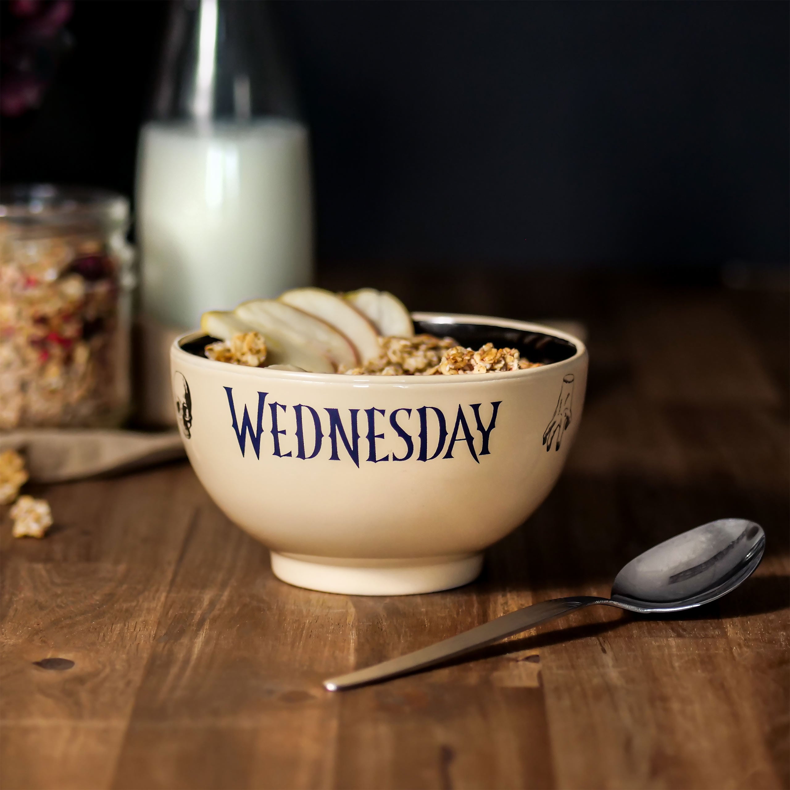 Zdjęcie produktu Wednesday - Miska na płatki z logo