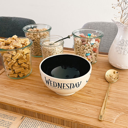 Zdjęcie produktu Wednesday - Miska na płatki z logo