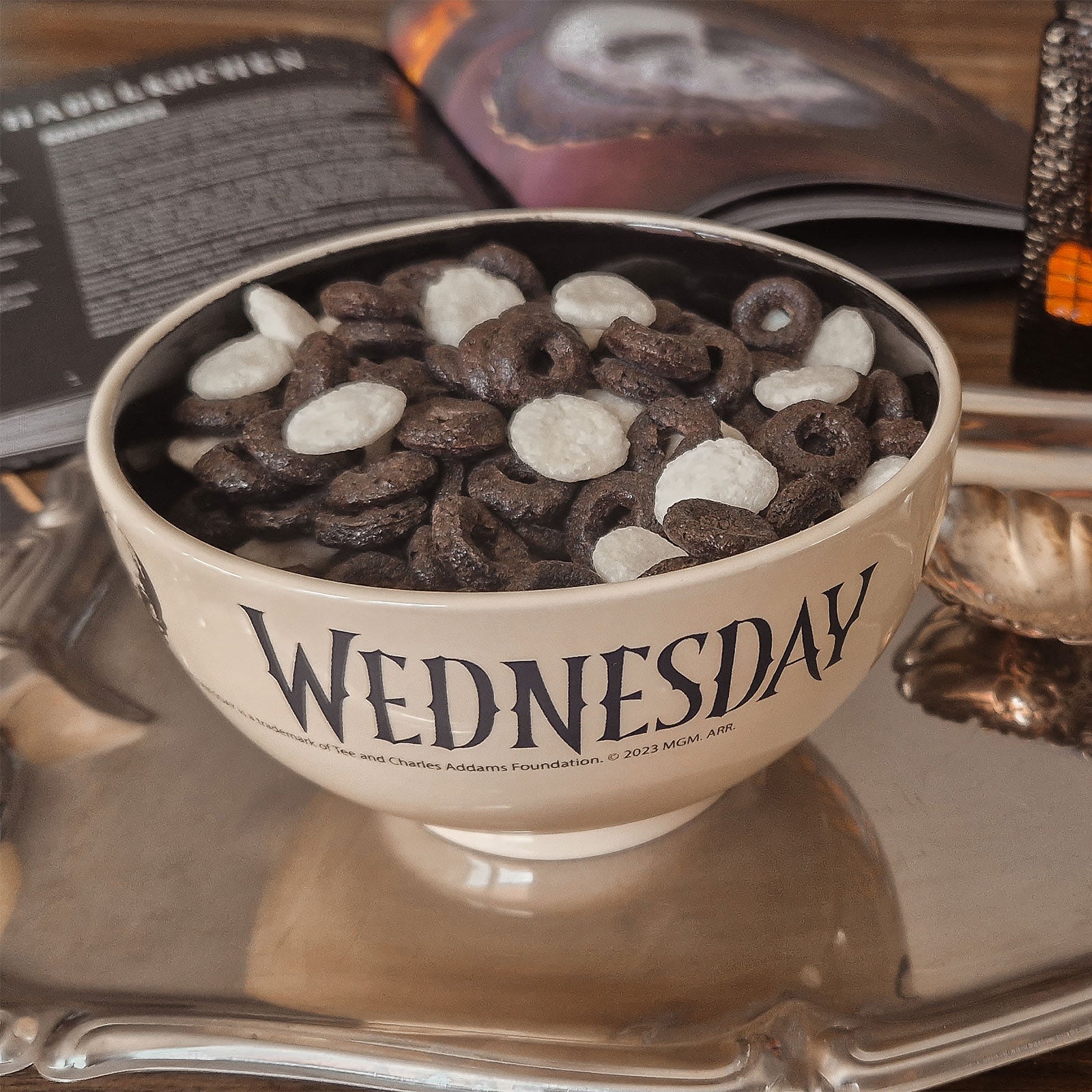Zdjęcie produktu Wednesday - Miska na płatki z logo