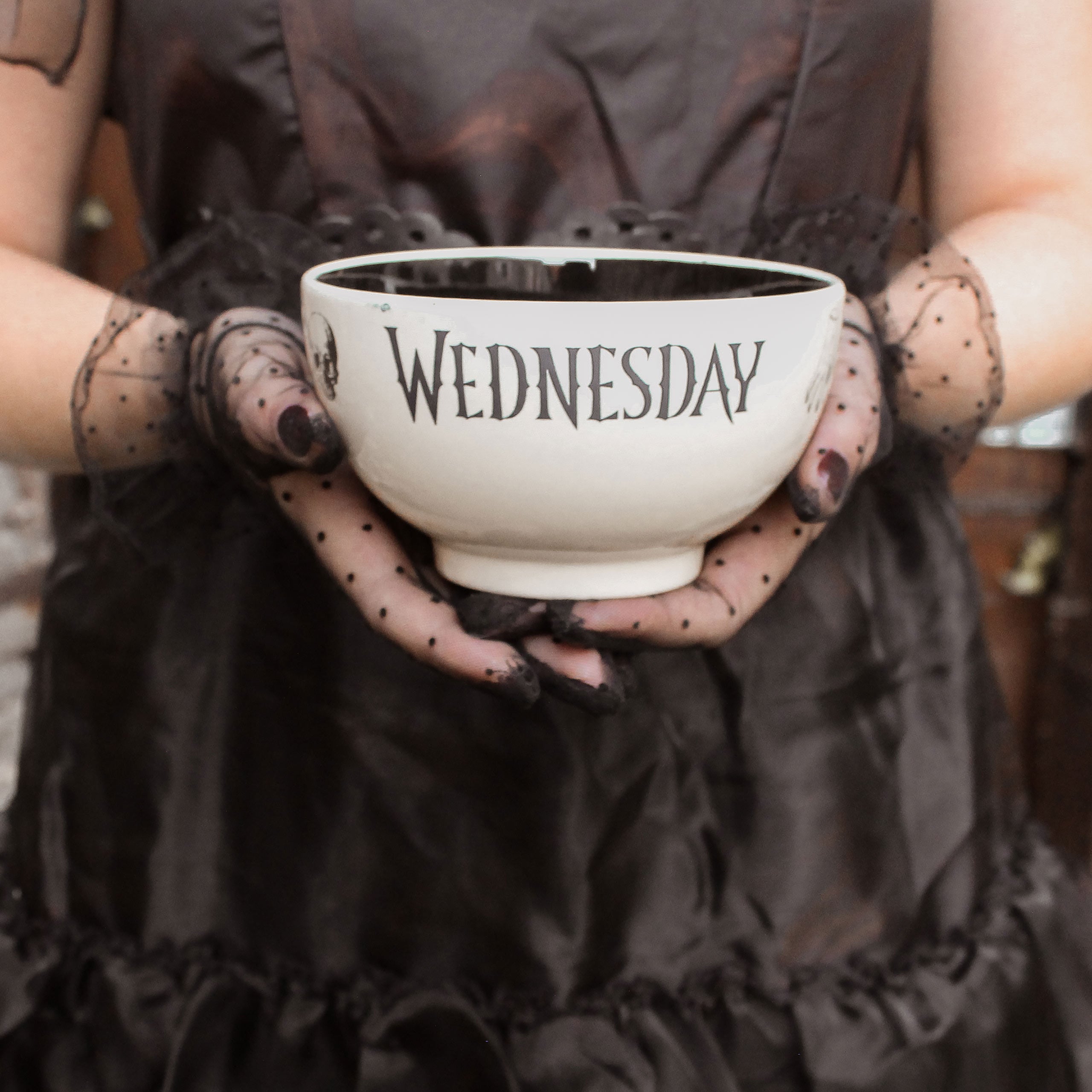Zdjęcie produktu Wednesday - Miska na płatki z logo