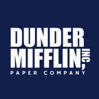 Zdjęcie produktu Koszulka z logo Paper Company dla fanów The Office niebieska