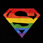 Zdjęcie produktu Superman - T-shirt z logo Pride, czarne