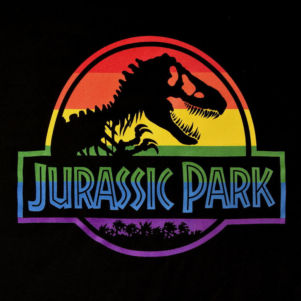 Zdjęcie produktu Jurassic Park - T-shirt z logo Pride czarny