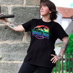 Zdjęcie produktu Jurassic Park - T-shirt z logo Pride czarny