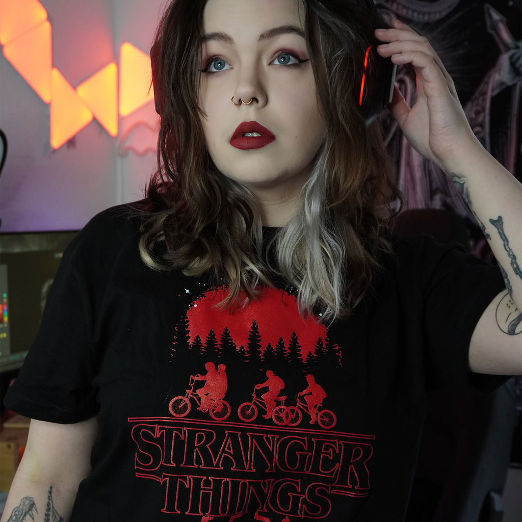 Zdjęcie produktu Stranger Things - Silhouette T-Shirt czarne