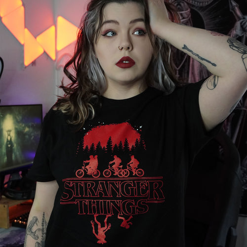 Zdjęcie produktu Stranger Things - Silhouette T-Shirt czarne