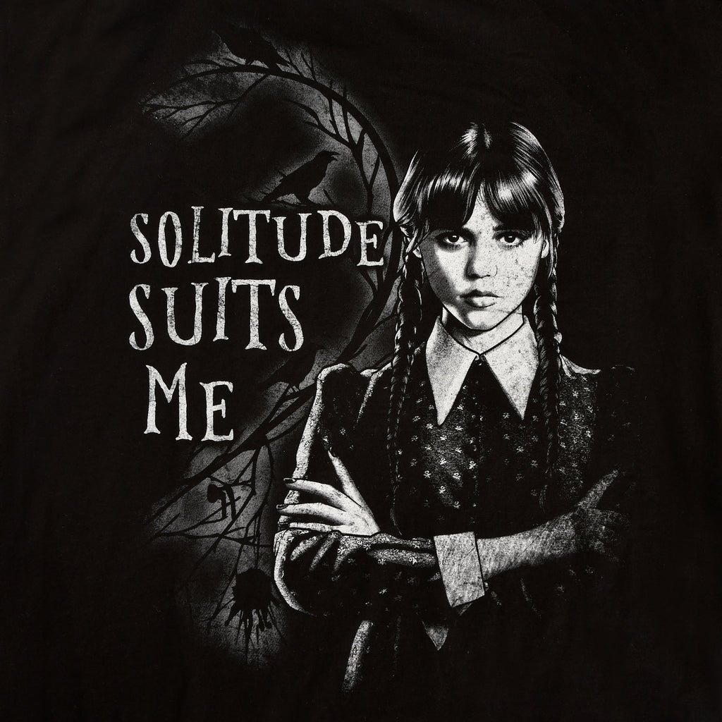 Zdjęcie produktu Wednesday - Solitude Suits Me Kardigan z Kapturem