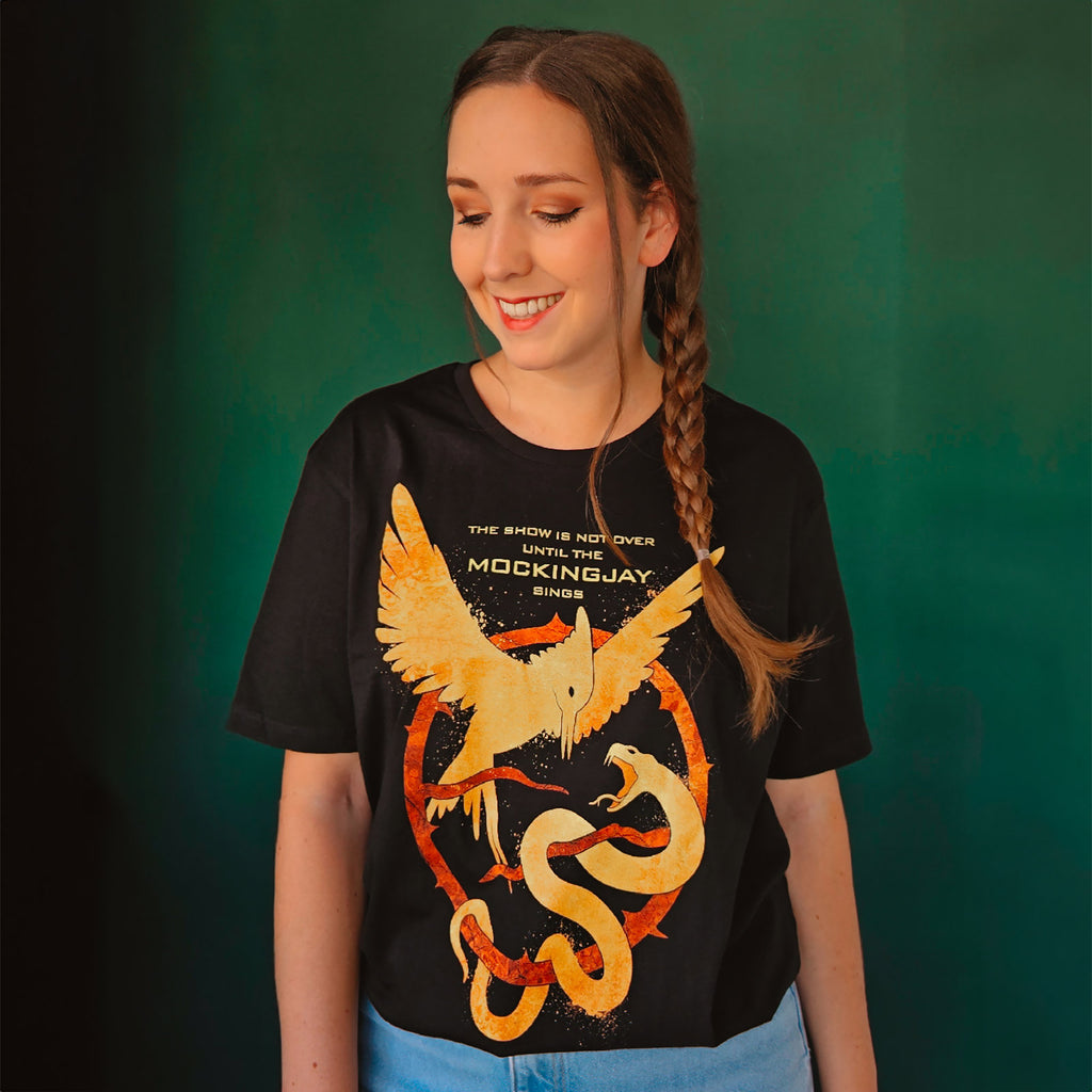 Zdjęcie produktu Koszulka Songbird and Snake dla fanów Igrzysk Śmierci czarna