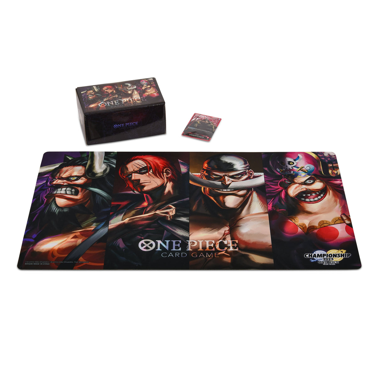 Zdjęcie produktu One Piece Card Game - Czterej Cesarze Mata do Gry i Pudełko do Przechowywania